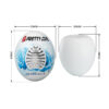Ovo Masturbador Pleasure Egg III - Dimensões